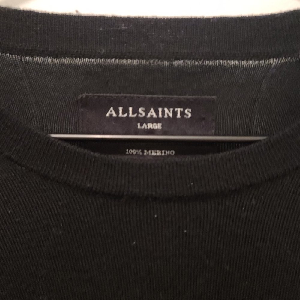 ALLSAINTS Black Sweater - Picture 2 of 2